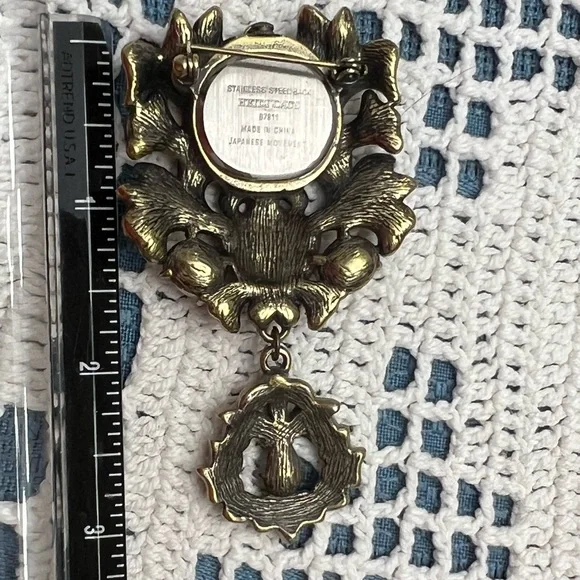 Heidi Daus RARE Watch Fob Brooch “Fob-ulous” a Horologist dream come true!